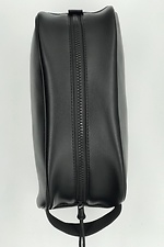 Black cosmetic bag rectangular glossy leatherette Mamakazala 8038124 photo №8