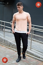 Warme Jogginghose mit schwarzem Fleece Without 8048124 Foto №2