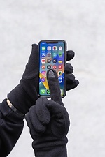 Touchscreen-Fleece-Handschuhe Without 8049124 Foto №4