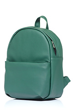 Small green backpack with external zip pocket SamBag 8045125 photo №1