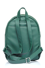 Small green backpack with external zip pocket SamBag 8045125 photo №3
