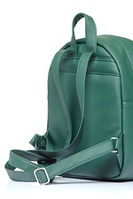 Small green backpack with external zip pocket SamBag 8045125 photo №4