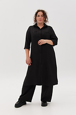 Сукня-сорочка THUS чорного кольору Garne 3041126 фото №7