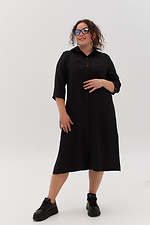 Сукня-сорочка THUS чорного кольору Garne 3041126 фото №9