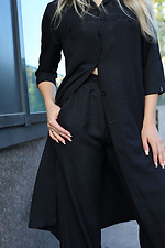 Сукня-сорочка THUS чорного кольору Garne 3041126 фото №17