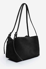 Schwarze Wildledertasche für Damen 4008126 Foto №2