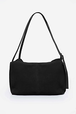 Schwarze Wildledertasche für Damen 4008126 Foto №3
