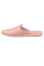 Женские розовые шлепанцы мюлли с закрытым носком Forester 4203126 фото №3