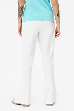 Classic white pants DILAR-H with arrows Garne 3042127 photo №6