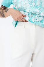 Классические белые штаны DILAR-H со стрелками Garne 3042127 фото №7