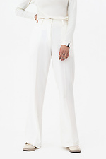 Classic white pants DILAR-H with arrows Garne 3042127 photo №8