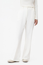 Классические белые штаны DILAR-H со стрелками Garne 3042127 фото №11