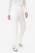 Classic white pants DILAR-H with arrows Garne 3042127 photo №12