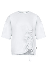weißes T-Shirt von IKE Garne 3044127 Foto №9