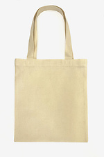 Beige linen shopper bag with long handles Garne 7770128 photo №1