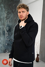 Men's Warm Hoodie Base 3 Black Teamv 8034128 photo №6