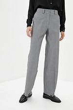 KRISTI-H classic straight trousers with pleats Garne 3037129 photo №1