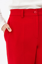 Klasyczne czerwone spodnie DILAR-H ze strzałkami Garne 3042129 zdjęcie №7