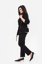 SILVA schwarze Bluse Garne 3044129 Foto №5