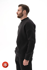 Men's Warm Sweatshirt Flatlock 3 Black Teamv 8034129 photo №3