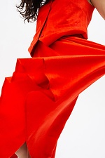 Пышная юбка DARIA длиной ниже колена красного цвета Garne 3041131 фото №4