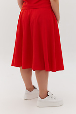 Пышная юбка DARIA длиной ниже колена красного цвета Garne 3041131 фото №9