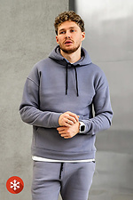 Men's Warm Hoodie Base 3 Gray Teamv 8034131 photo №2
