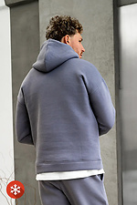 Men's Warm Hoodie Base 3 Gray Teamv 8034131 photo №4