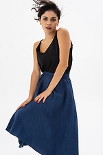 Пышная юбка DARIA длиной ниже колена синего цвета Garne 3041132 фото №3