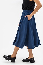Пышная юбка DARIA длиной ниже колена синего цвета Garne 3041132 фото №4