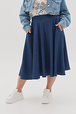 Пышная юбка DARIA длиной ниже колена синего цвета Garne 3041132 фото №7