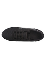 Черные летние кроссовки в дырочку на шнурках Forester 4203133 фото №5