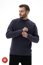 Men's Warm Sweatshirt Flatlock 3 Ash Teamv 8034133 photo №3