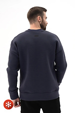 Men's Warm Sweatshirt Flatlock 3 Ash Teamv 8034133 photo №4