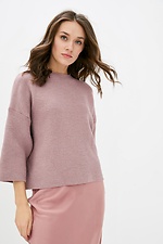 Strickpullover aus Wollmischung mit verkürzten Ärmeln Sewel 4038134 Foto №1