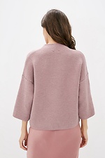 Strickpullover aus Wollmischung mit verkürzten Ärmeln Sewel 4038134 Foto №3