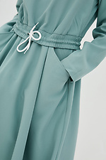 Платье миди KLASNE с широкой отрезной юбкой и длинными рукавами Garne 3038135 фото №4