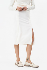 White EME skirt with slits Garne 3042135 photo №1