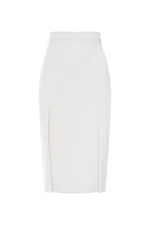 Biała spódnica EME z rozcięciami Garne 3042135 zdjęcie №5