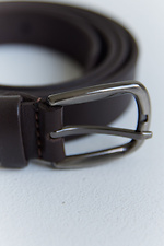 Women's brown leather belt. Garne 3300135 photo №2