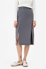 EME graphite skirt with slits Garne 3042136 photo №1