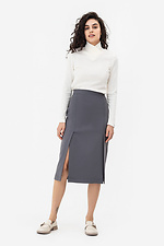 EME graphite skirt with slits Garne 3042136 photo №2