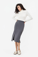 EME graphite skirt with slits Garne 3042136 photo №3