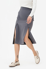 EME graphite skirt with slits Garne 3042136 photo №5