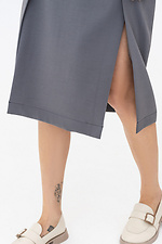 EME graphite skirt with slits Garne 3042136 photo №7