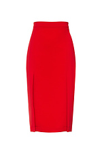 Red EME skirt with slits Garne 3042137 photo №7