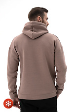Men's Warm Plus Size Hoodie Basic Big 3 Mocha Teamv 8034137 photo №5