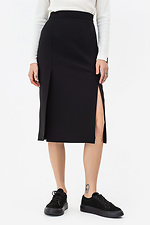 Black EME skirt with slits Garne 3042138 photo №1
