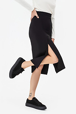Black EME skirt with slits Garne 3042138 photo №5