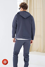 Warmer Herren-Trainingsanzug mit Reißverschluss Sport 3 Ash Teamv 8034138 Foto №2